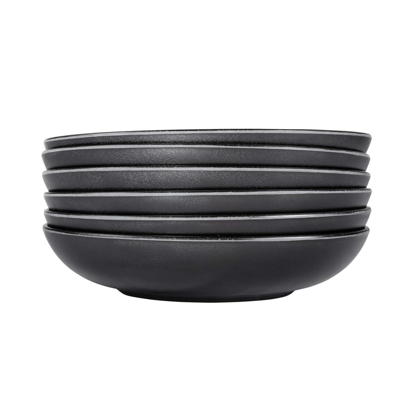 Melamine Round Bowl - Black