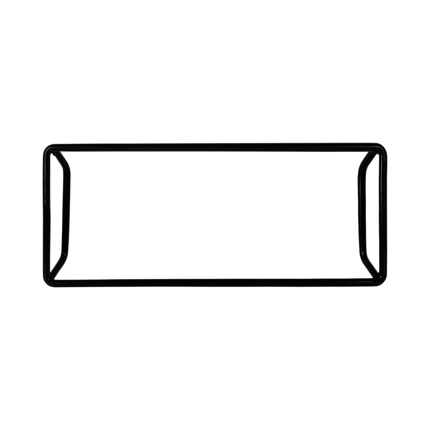 Melamine Rubber Coated Steel Rack - Black