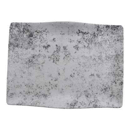 19.6" endure pebble rectangle buffet melamine platter (large), 19.6"L x 14"W x 2"H, GET, cheforward