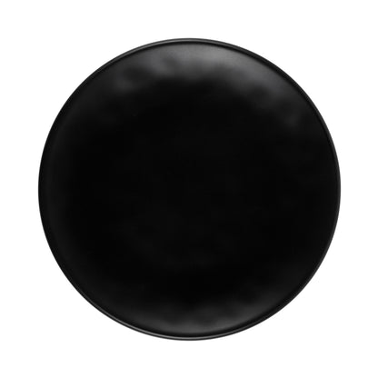 Melamine Round Plate - Black