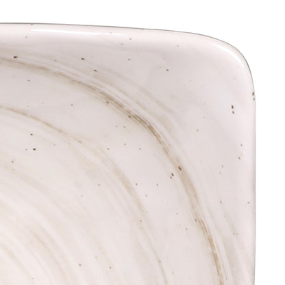 Melamine Square Bowl - Taupe Design