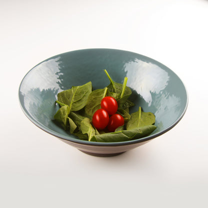 Melamine Bowl - Aubergine Matte Finish Outside/Abyss Gloss Finish Inside