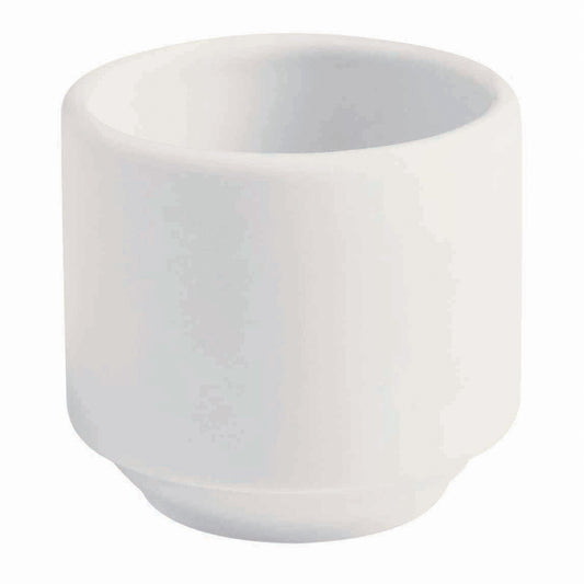 1.5 oz. Bright White Porcelain Egg Cup/Ketchup Cup/Ramekin, 2" Dia., Corona Actualite (Stocked) (12 Pack)
