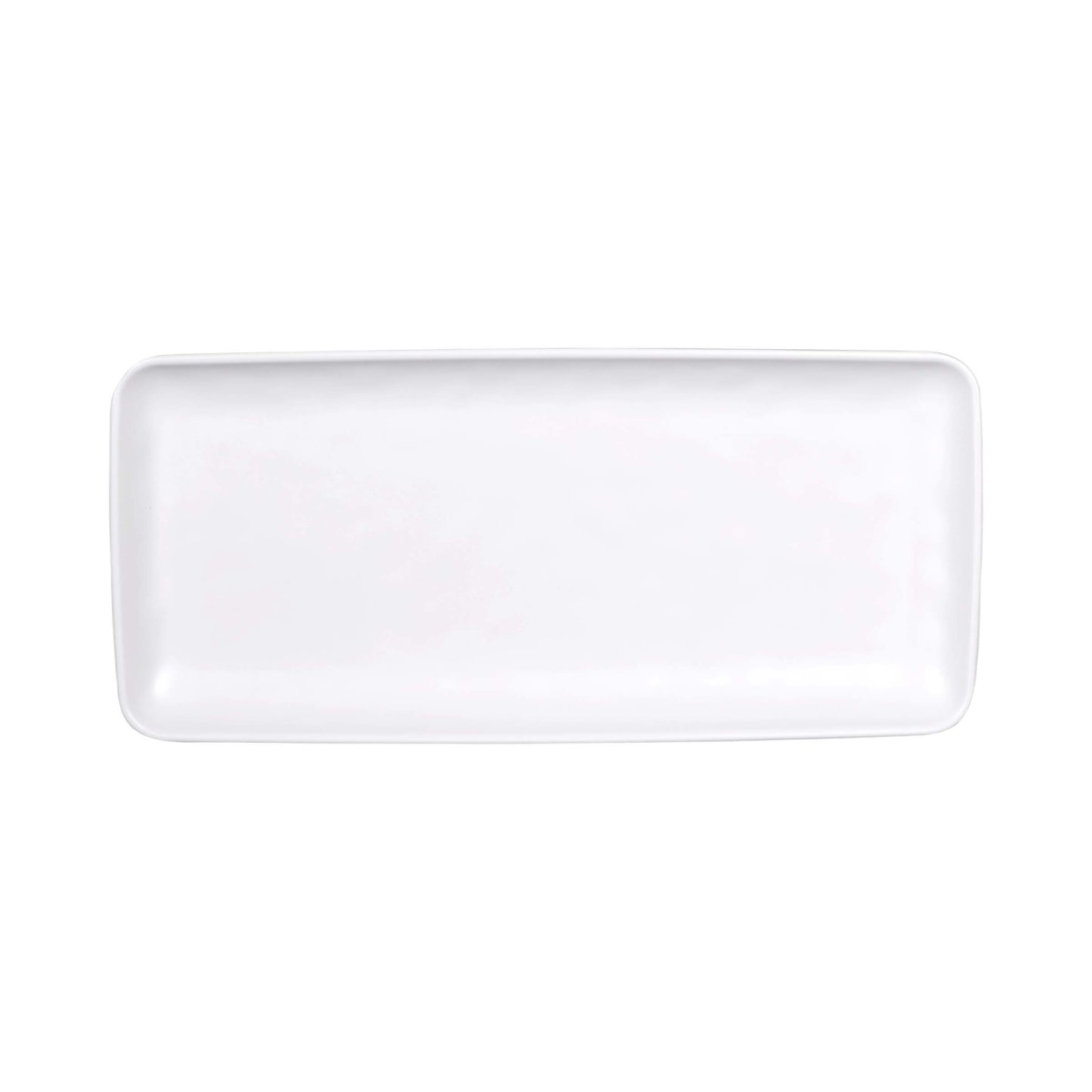 Melamine Rectangular Plate - Off White