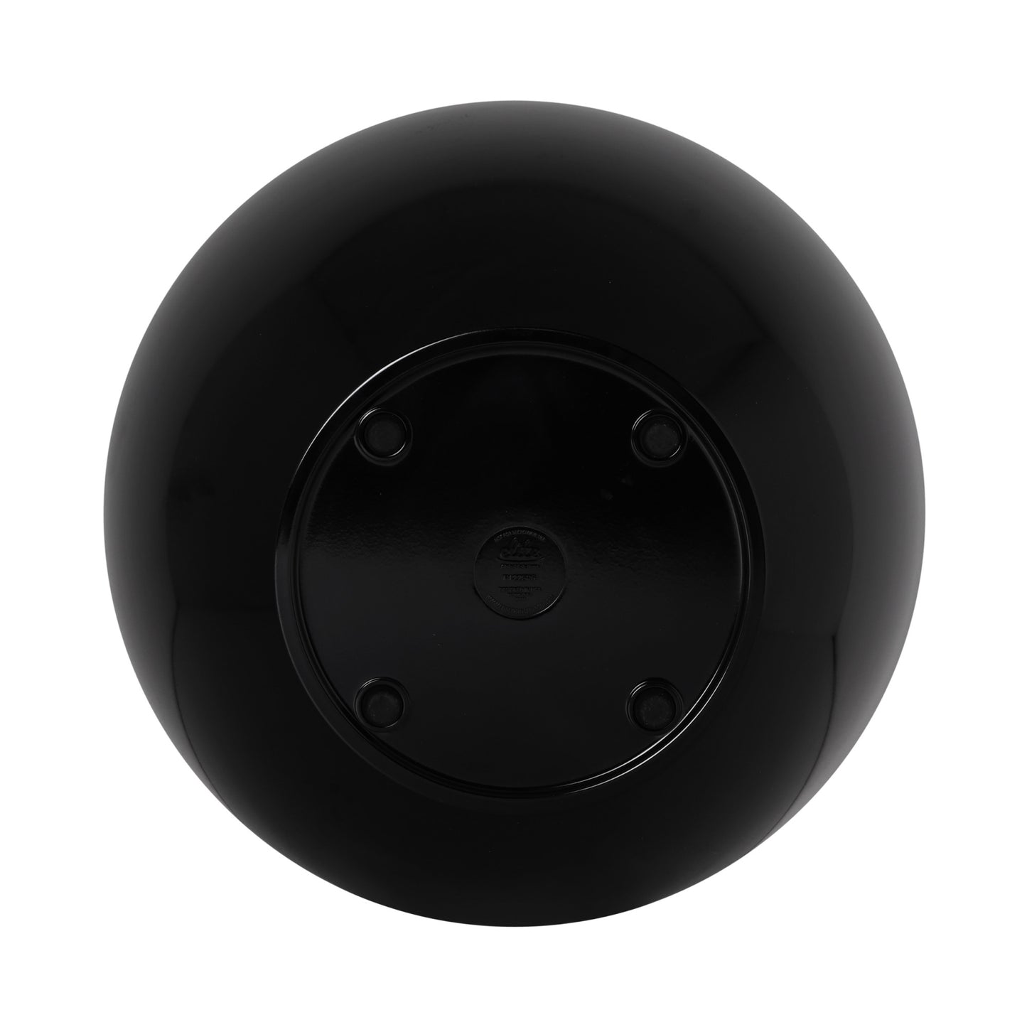 Melamine Round Bowl - Black