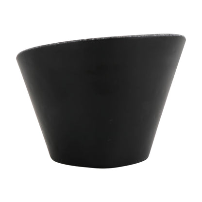 10.15 oz revive stone grey/black 2-tone triangle melamine bowl, 4.25"L x 4.25"W x 3"H, GET, cheforward