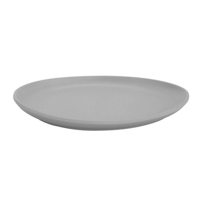 7" Light Gray, Melamine, Small Round Coupe  Bread Plate, G.E.T. Riverstone (12 Pack)