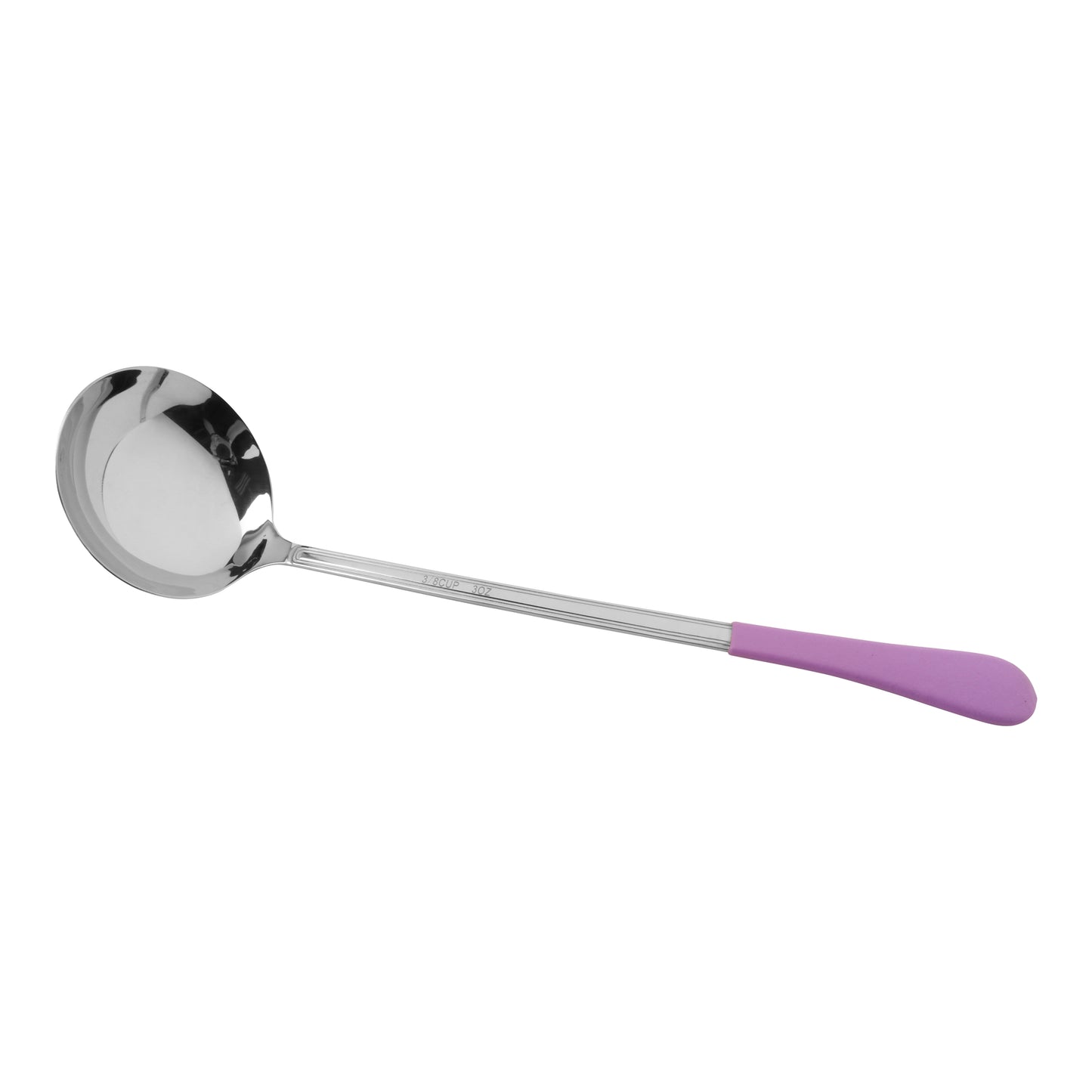 3 oz., 12.5" Stainless Steel Ladle w/ Mirror Finish and Cool-Grip Handle