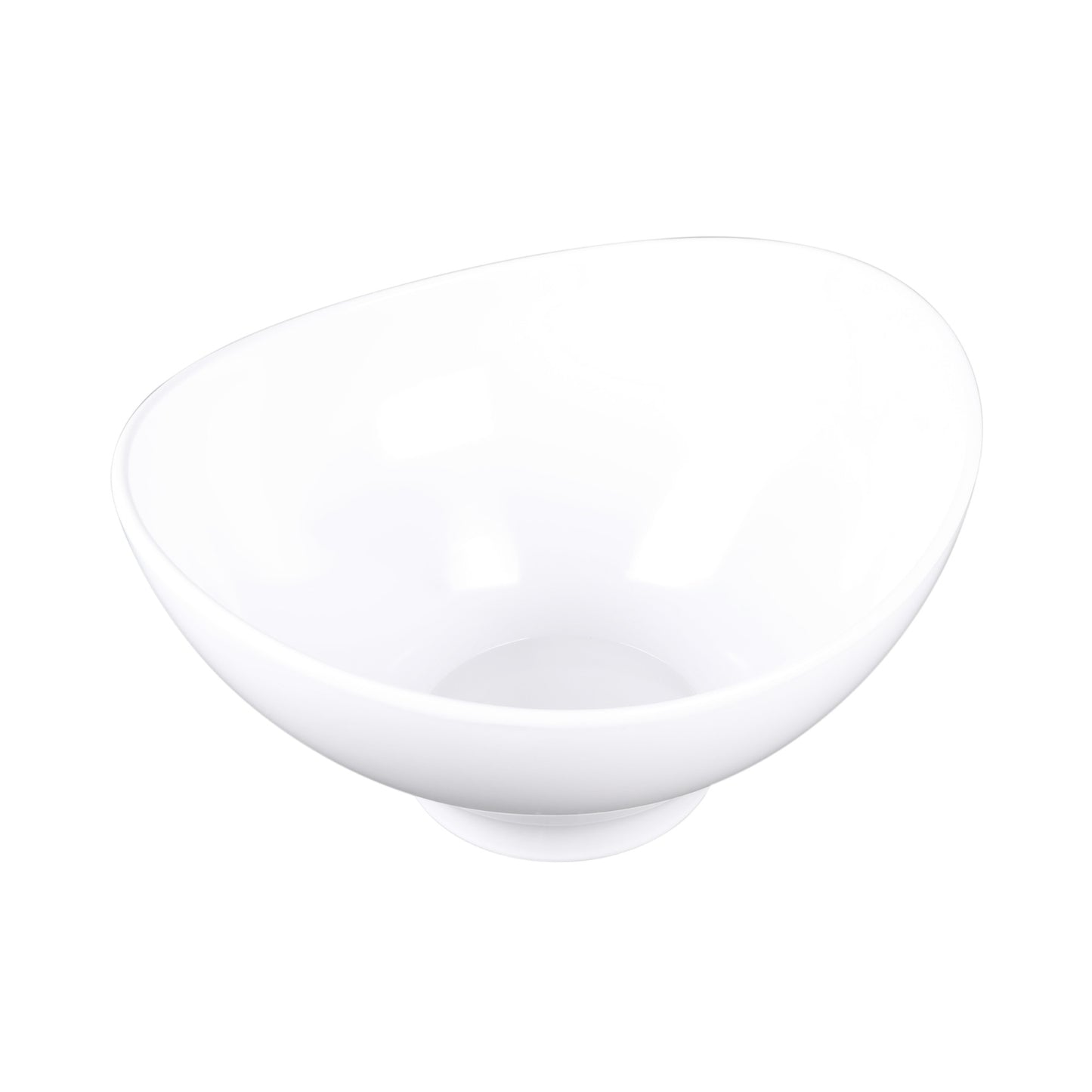 Melamine Deep Oval Bowl - White