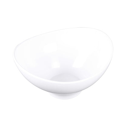 Melamine Deep Oval Bowl - White
