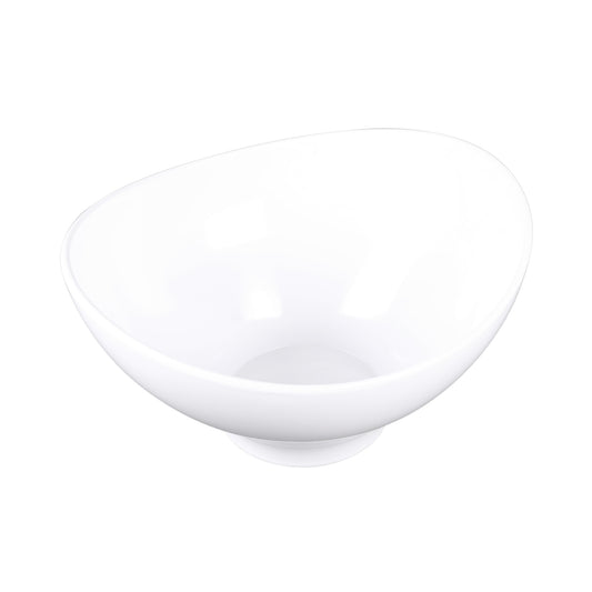 Melamine Deep Oval Bowl - White