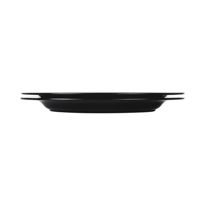 Melamine Wide Rim Oval Platter - Black