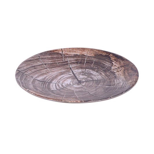 Melamine Round Plate - Knotwood