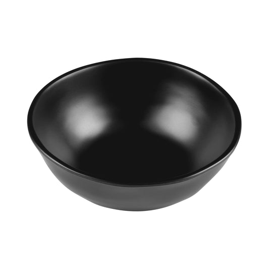Melamine Round Bowl - Black