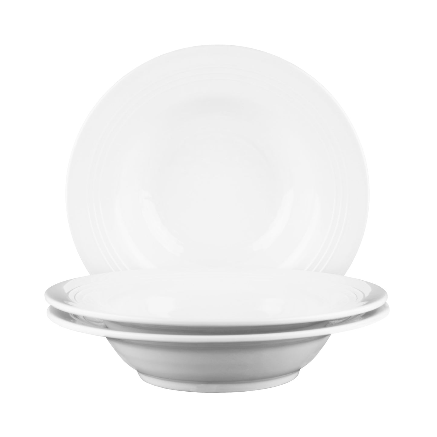 Melamine Round Bowl - White Gloss