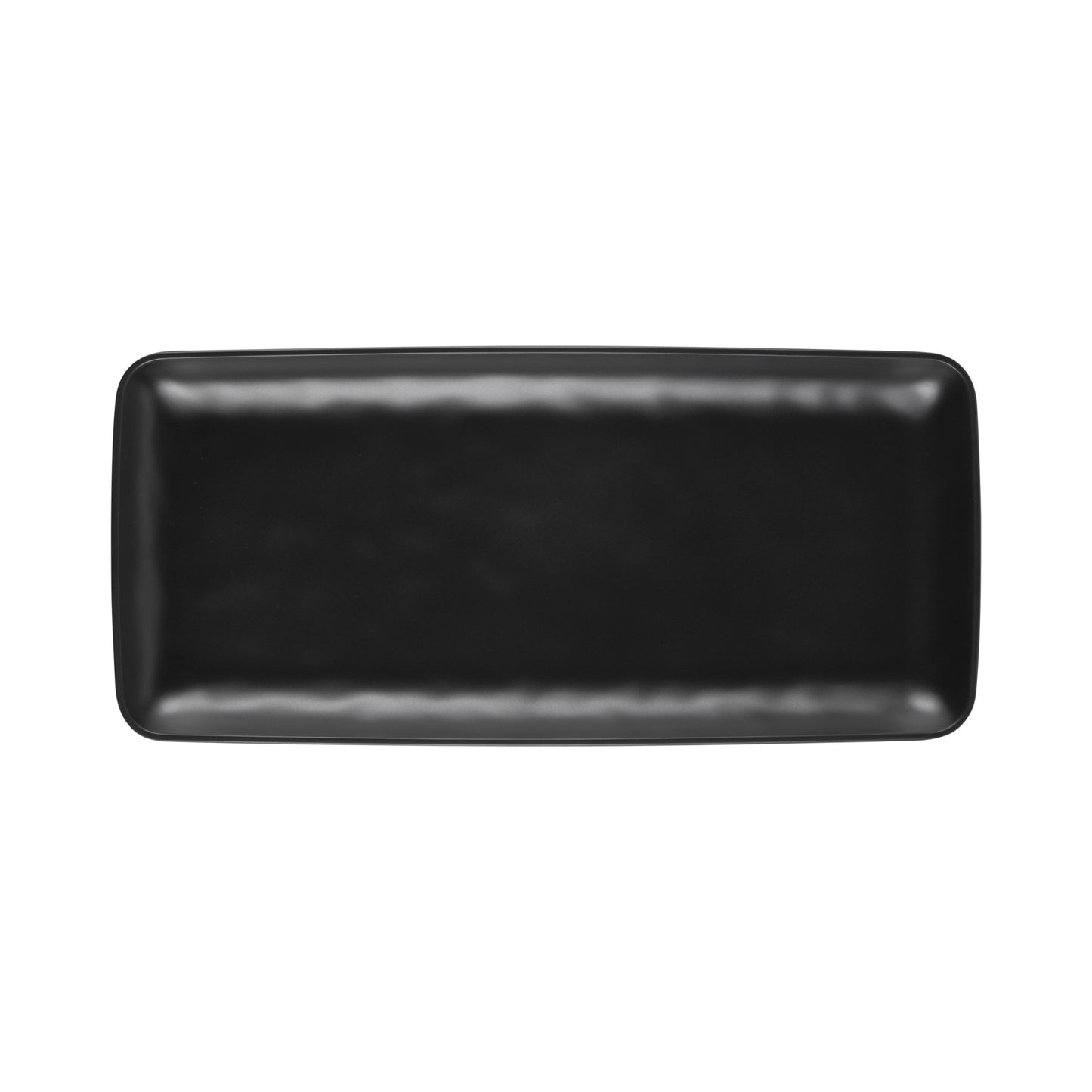 Melamine Rectangular Plate - Black