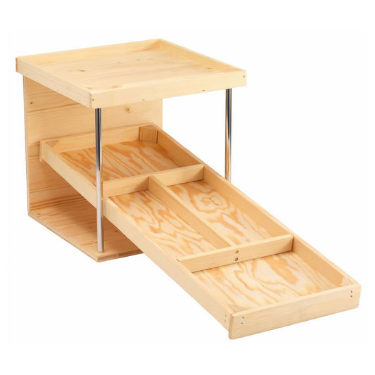RAISER Bread Station 'Natur' made of real wood with a