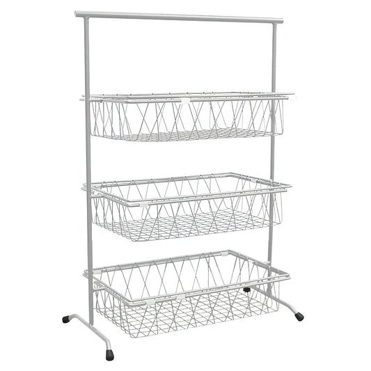 22.75"x 11" Rectangular 3-Tier Pane Stand, 31.25" tall (fit