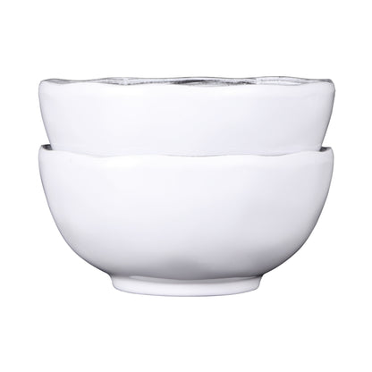 Melamine Round Bowl - Black Design