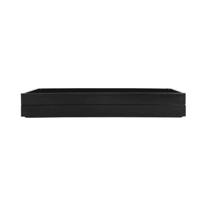 Melamine Rectangular Bin - Black