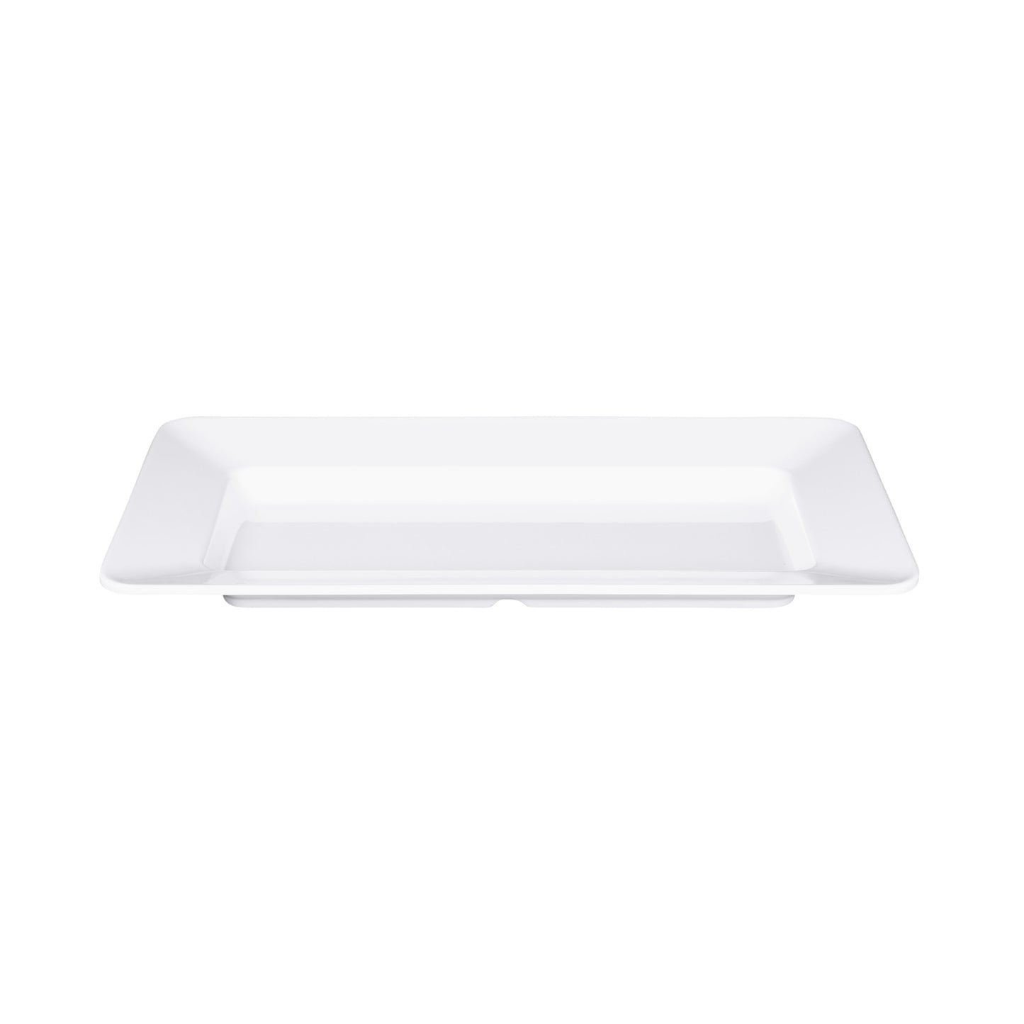 Melamine Rectangular Plate - White