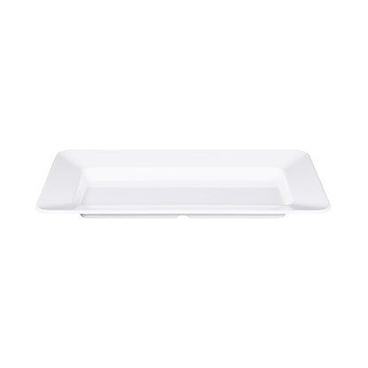 Melamine Rectangular Plate - White