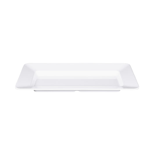 Melamine Rectangular Plate - White