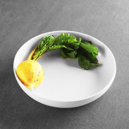 Melamine Round Coupe Bowl - White