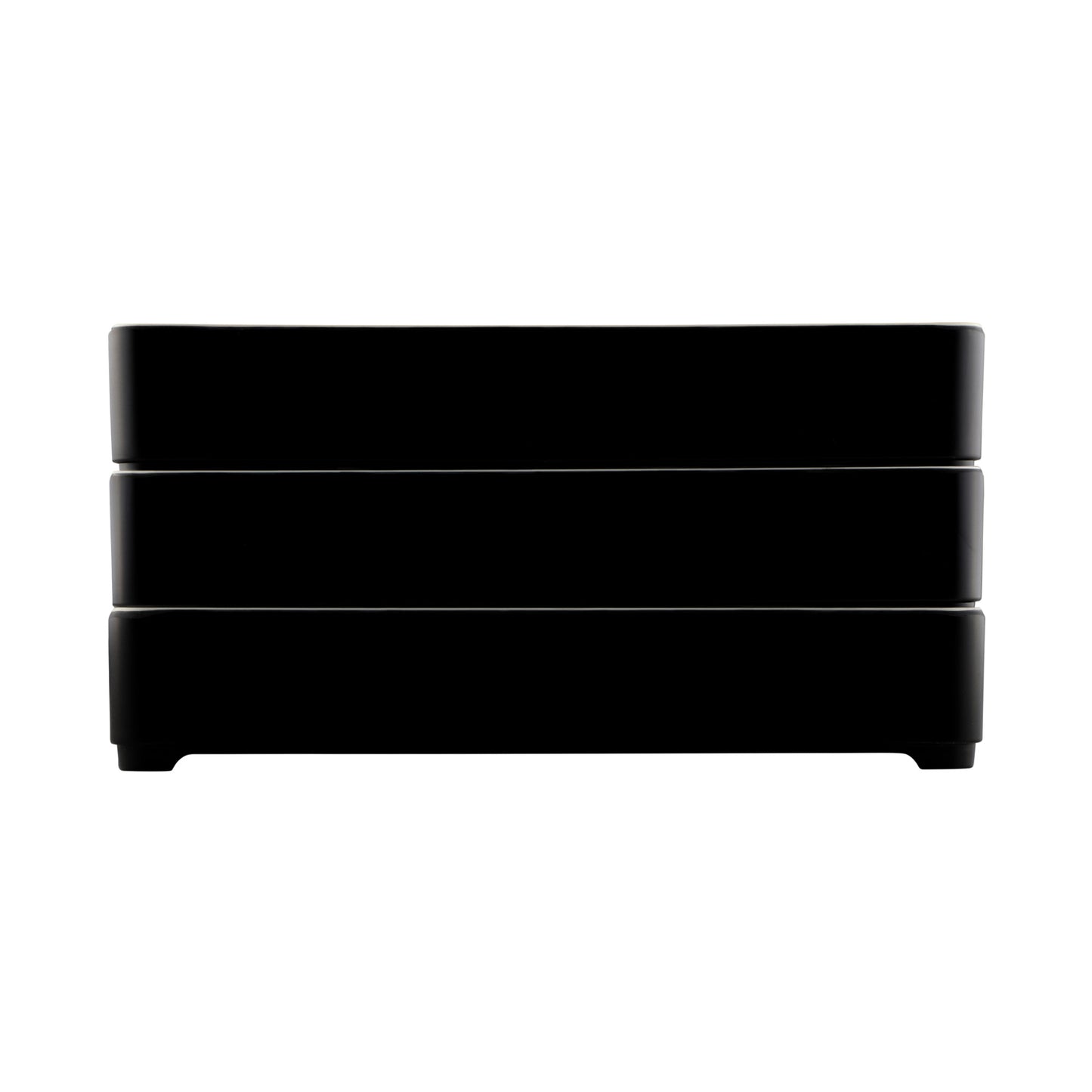 Melamine Two-Tone Bento Box - Ebony Outside, Sand Inside