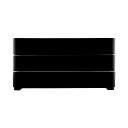 Melamine Two-Tone Bento Box - Ebony Outside, Sand Inside