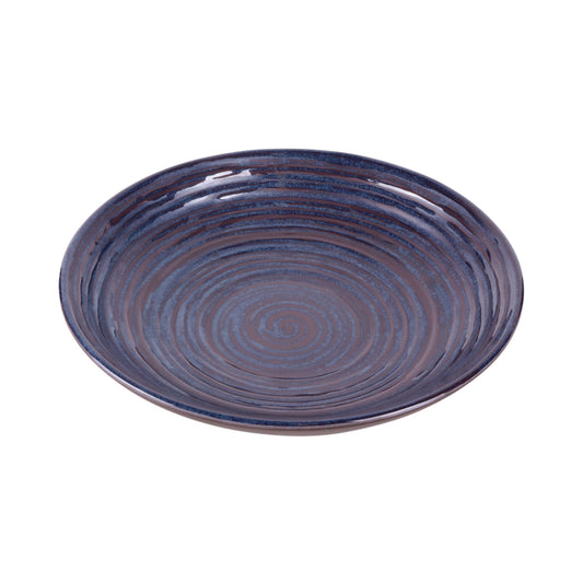 Melamine Round Bowl - Stardust Blue