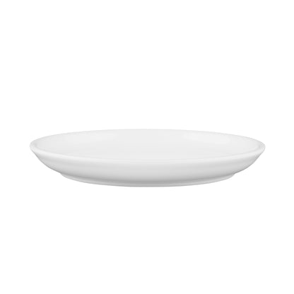 Melamine Round Coupe Plate - White