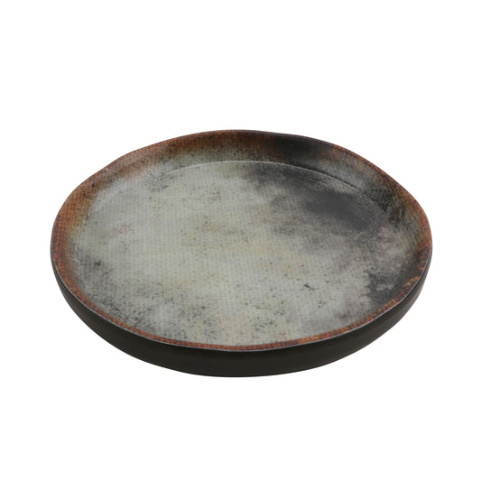 4" savor woven round melamine plate, 4"L x 4"W x 0.56"H GET, cheforward