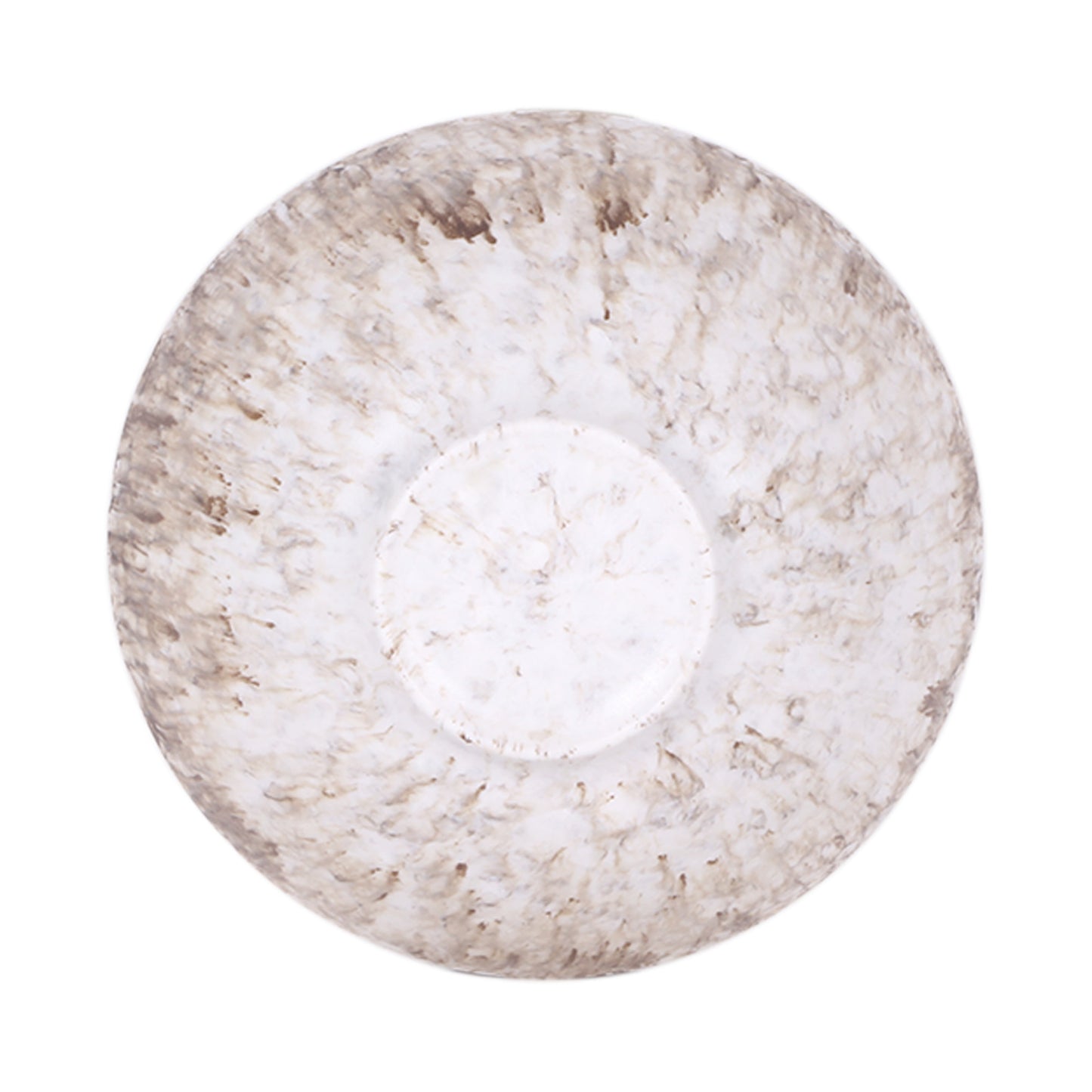 Melamine Round Bowl - Brown Marble