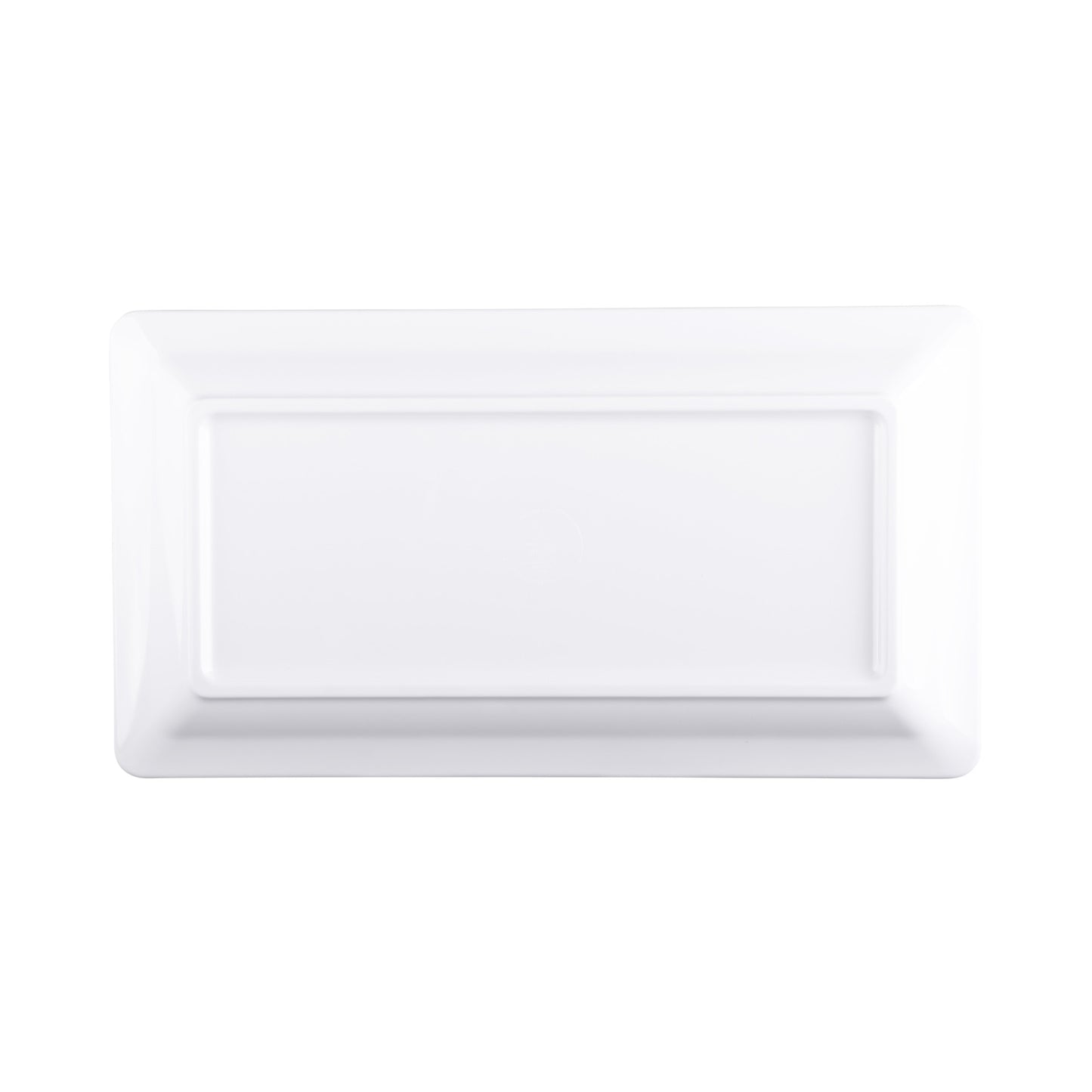Melamine Rectangular Serving Platter - White