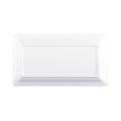 Melamine Rectangular Serving Platter - White