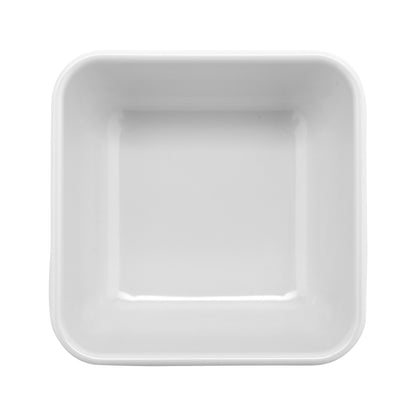 16 oz. (18 oz. Rim-Full), 4.75" Square Bowl w/ Rounded Corners, 2" deep (Set of 4 ea.)