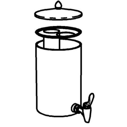 SPARE Spare Container   for Juice Disp. 5l Model Stainless