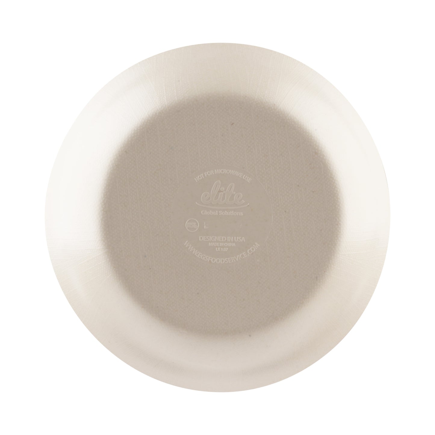 Melamine Round Bowl - Papyrus