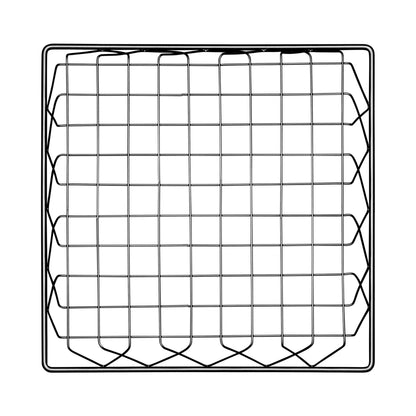 Metal Square Wire Basket - Gunmetal Grey