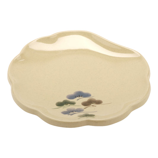 8" Scallop Shape Plate (12 Pack)