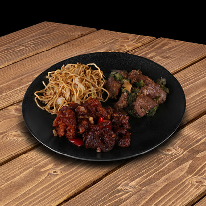 Melamine Round Plate - Black