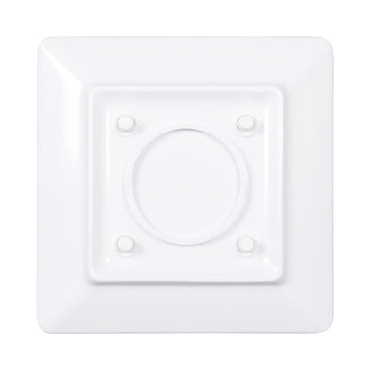 Melamine Square Plate - White