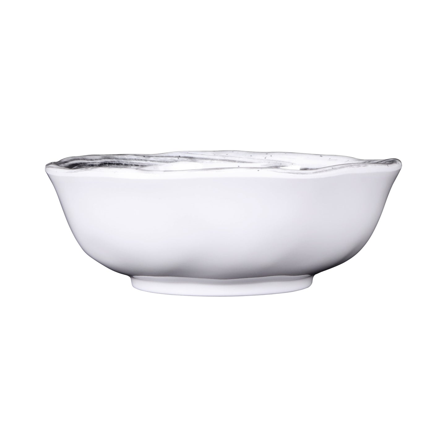 Melamine Round Bowl - Black Design