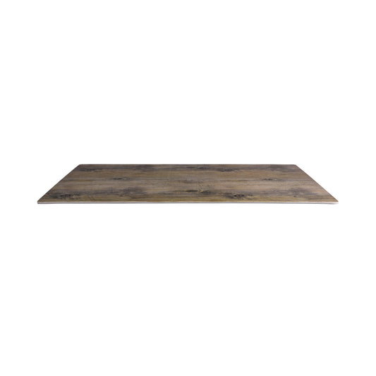 Melamine Rectangular Faux Wood - Driftwood