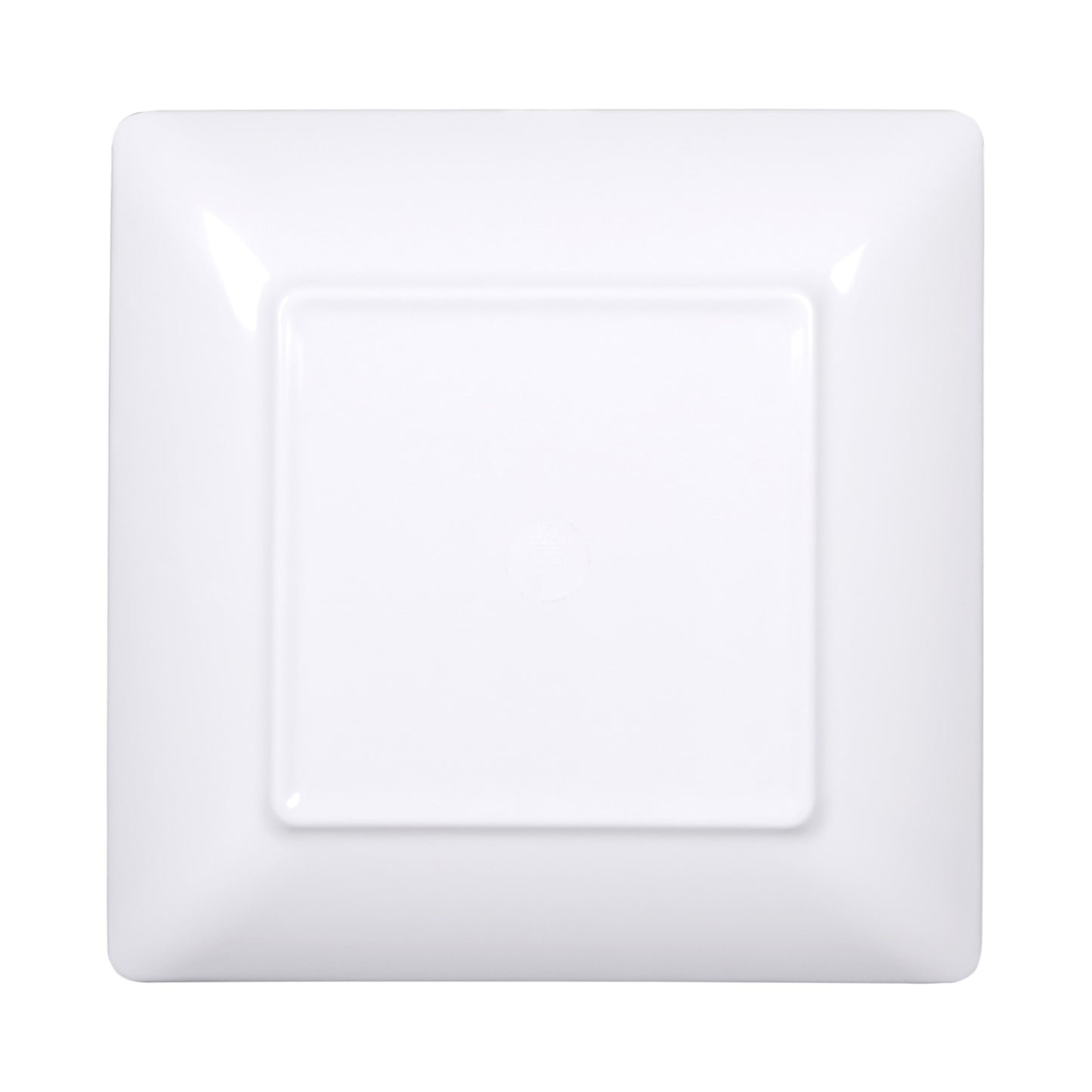 Melamine Square Plate - White