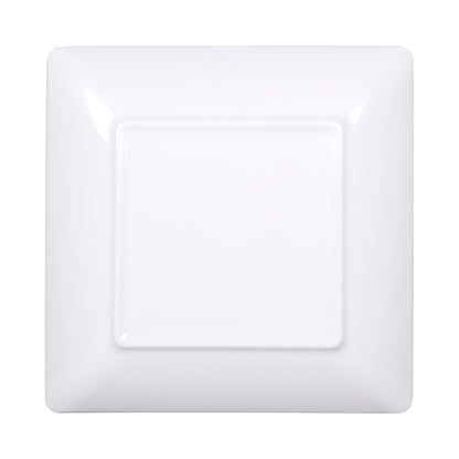 Melamine Square Plate - White