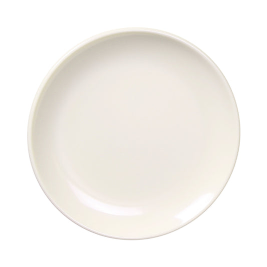Plate, 7" dia. x 7/8" h., Top Gloss Sand, Bottom Matte Sand