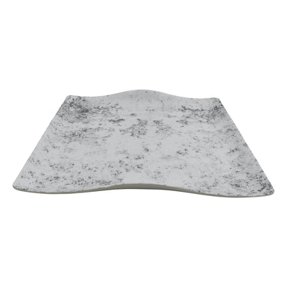 11" endure pebble infuse square melamine platter (small), 11"L x 11"W x 1.5"H, GET, cheforward