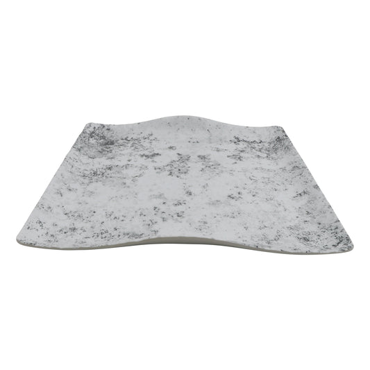 11" endure pebble infuse square melamine platter (small), 11"L x 11"W x 1.5"H, GET, cheforward